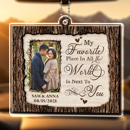 Favorite Place World Next To You Couple Photo