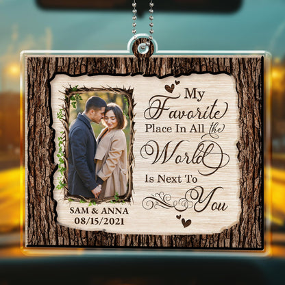 Favorite Place World Next To You Couple Photo