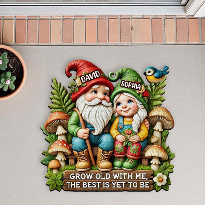 Grow The Way You Want Featuring Gnomes And Flowers