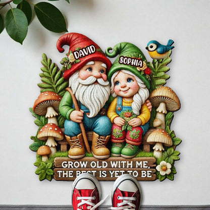 Grow The Way You Want Featuring Gnomes And Flowers