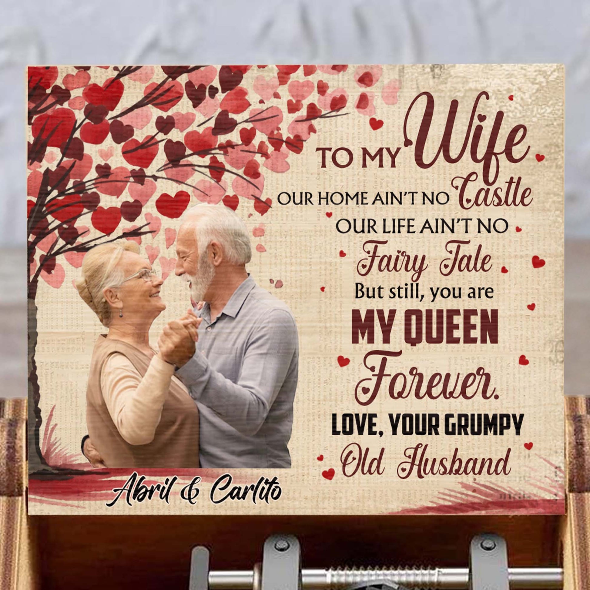 To My Wife You Are My Queen Forever With Hearts