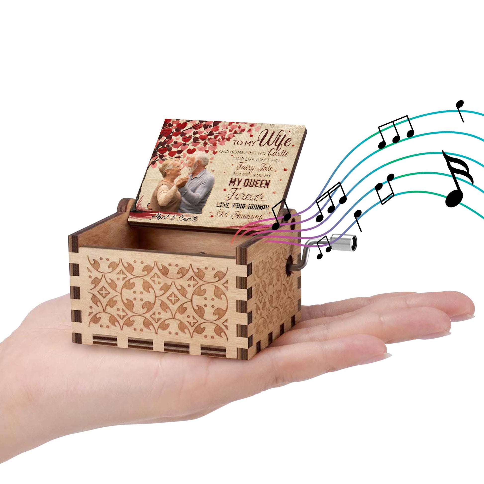 To My Wife You Are My Queen Forever With Hearts