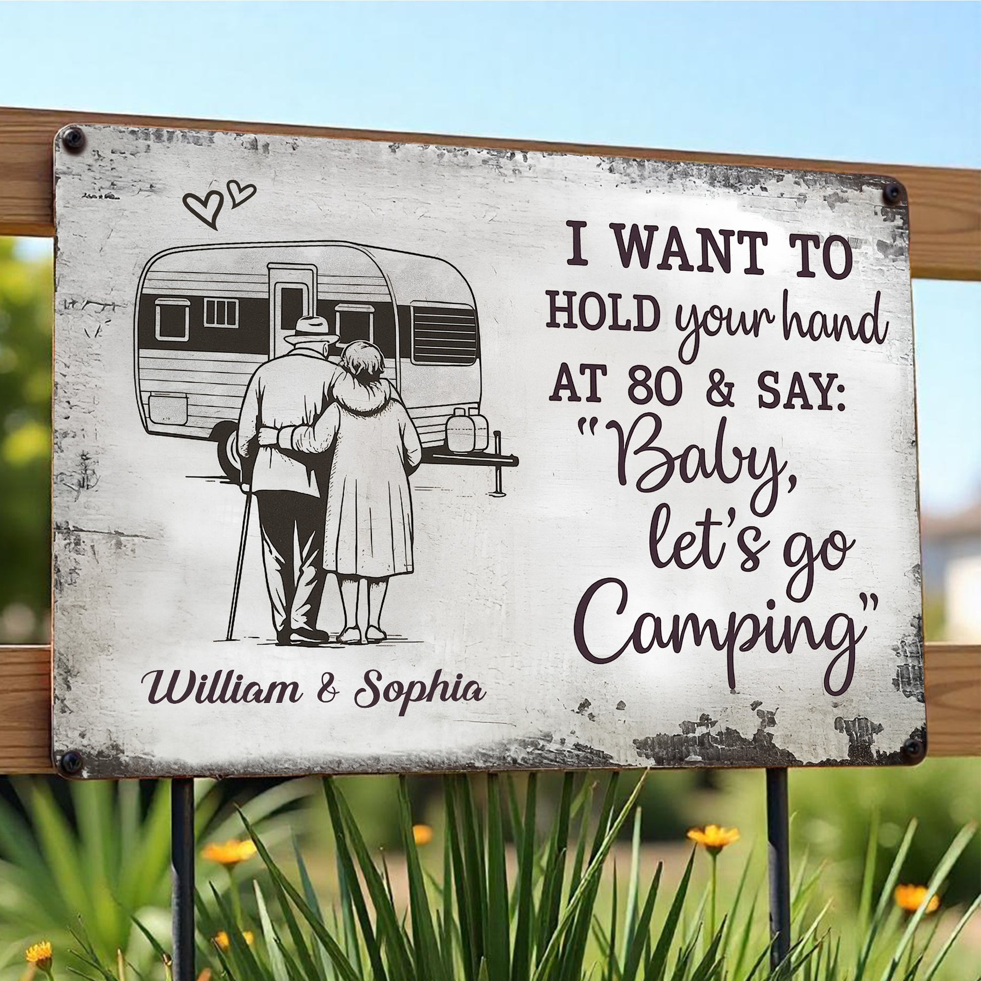 Hold Your Hand at 80 And Say Let's Go Camping