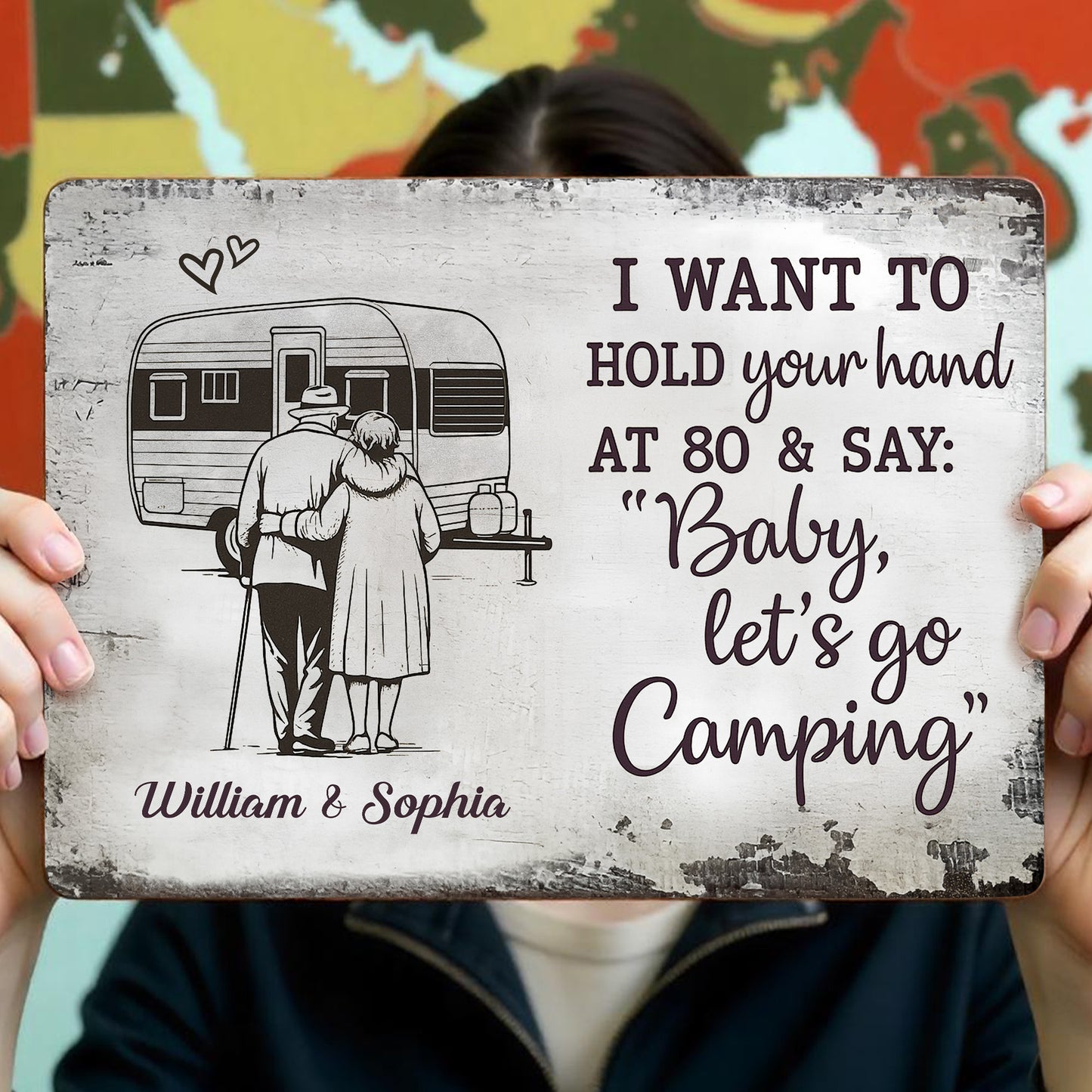 Hold Your Hand at 80 And Say Let's Go Camping
