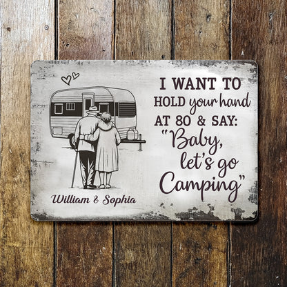 Hold Your Hand at 80 And Say Let's Go Camping
