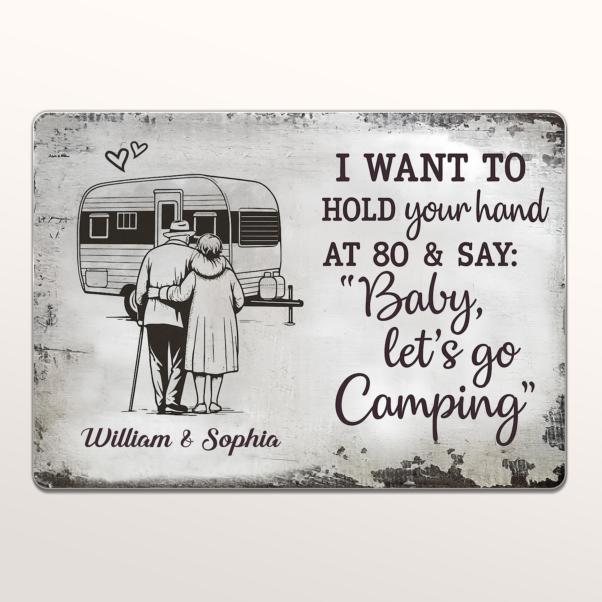 Hold Your Hand at 80 And Say Let's Go Camping