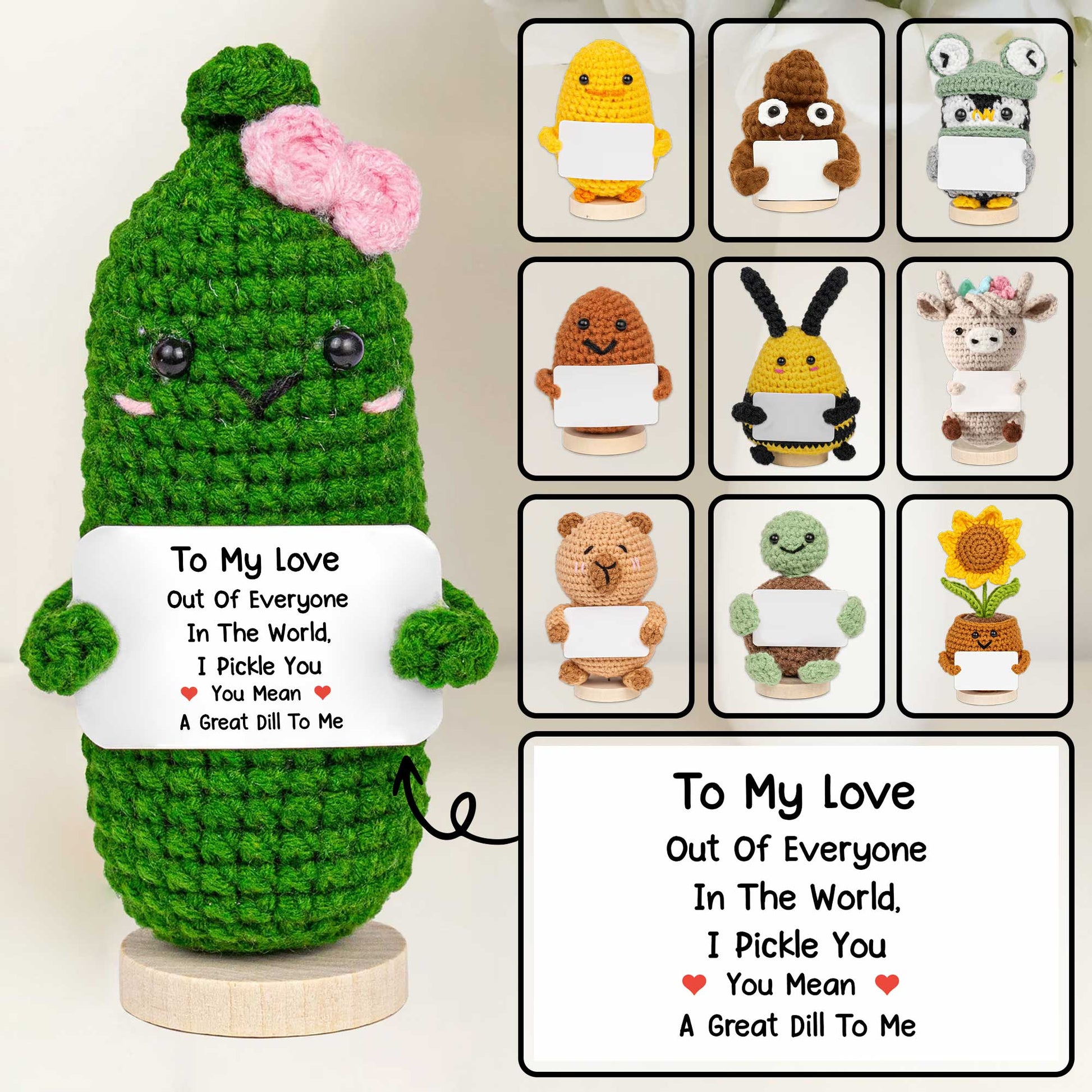 To My Love I Pickle You, Vegetables And Hearts