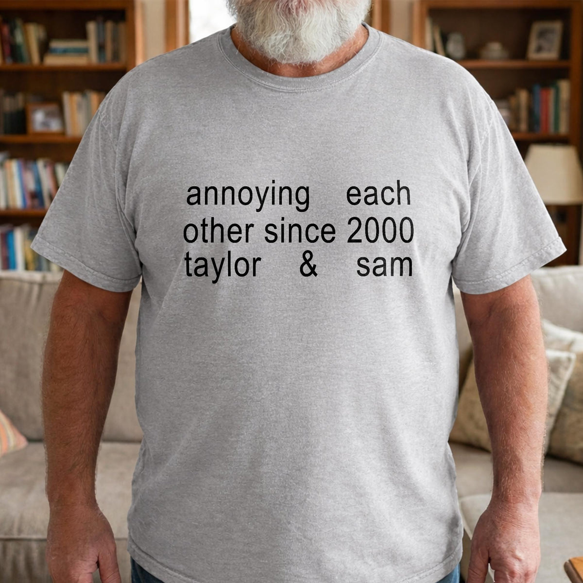 Annoying Each Other Since Personalized Couple T-shirt With Custom Characters - Personalized Custom Unisex T-shirt, Hoodie - CPL1901_WBAS