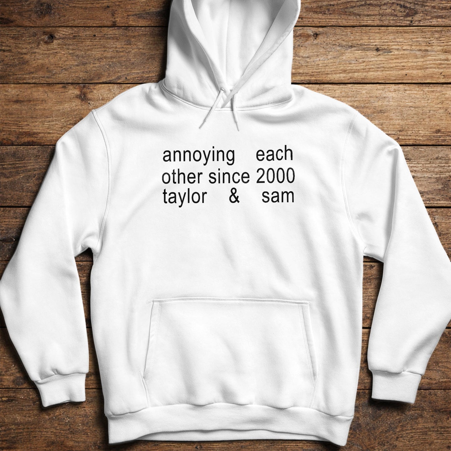Annoying Each Other Since Personalized Couple T-shirt With Custom Characters - Personalized Custom Unisex T-shirt, Hoodie - CPL1901_WBAS
