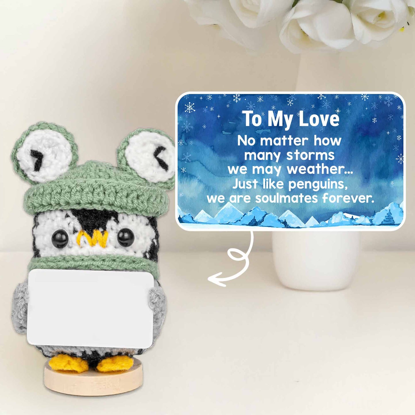 To My Love, Soulmates Forever Crochet Dolls