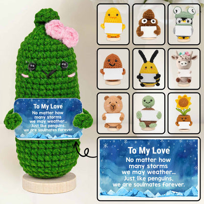 To My Love, Soulmates Forever Crochet Dolls