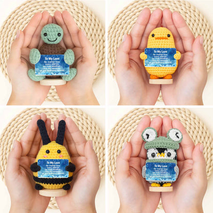 To My Love, Soulmates Forever Crochet Dolls