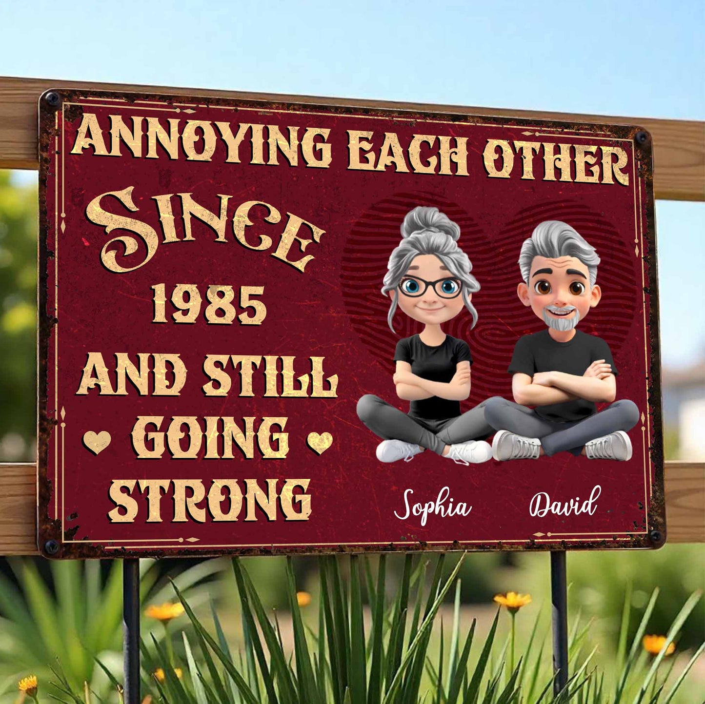 Annoying Each Other Since [Year], Heart and Couple