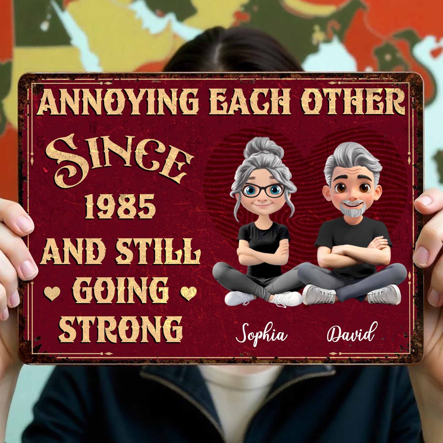 Annoying Each Other Since [Year], Heart and Couple