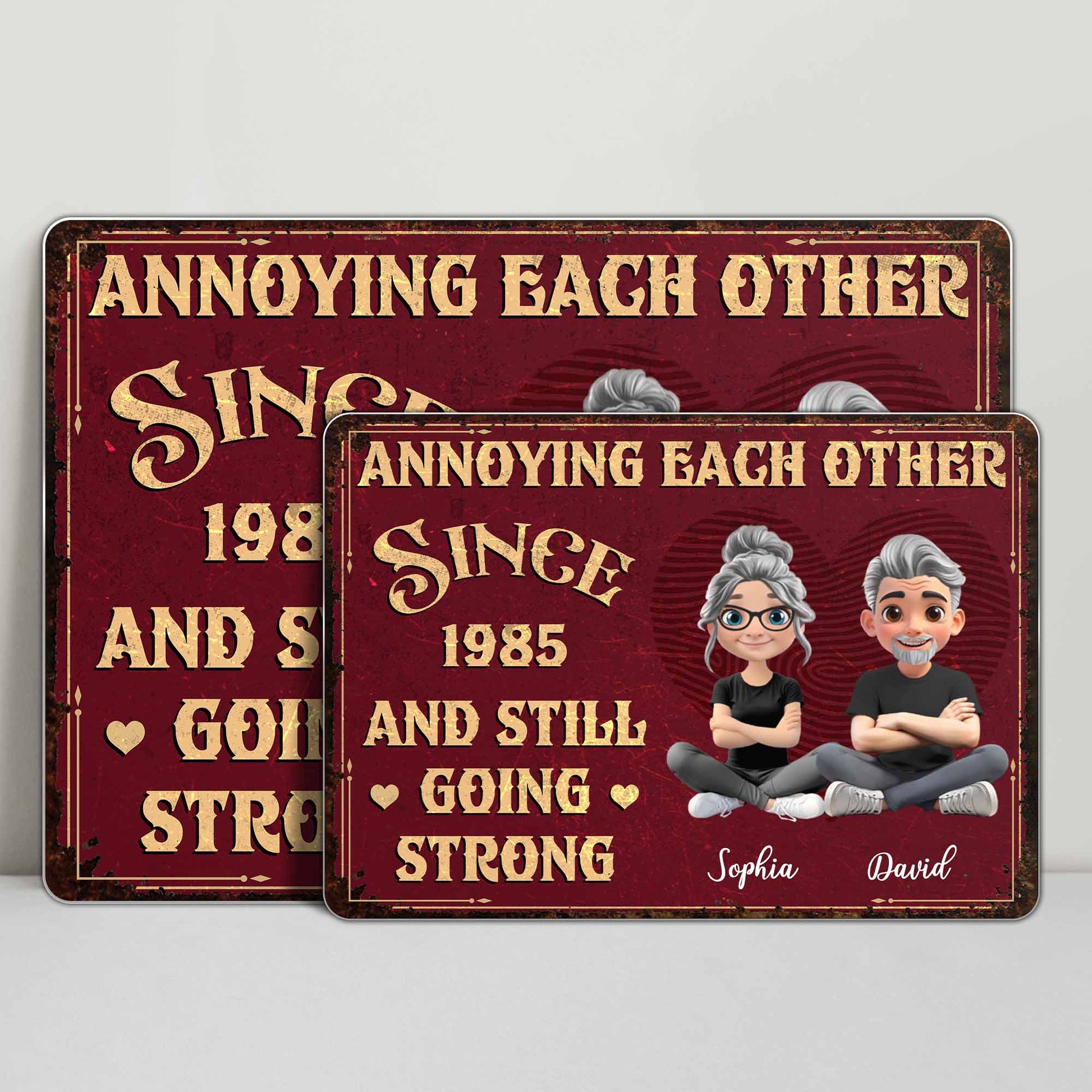 Annoying Each Other Since [Year], Heart and Couple