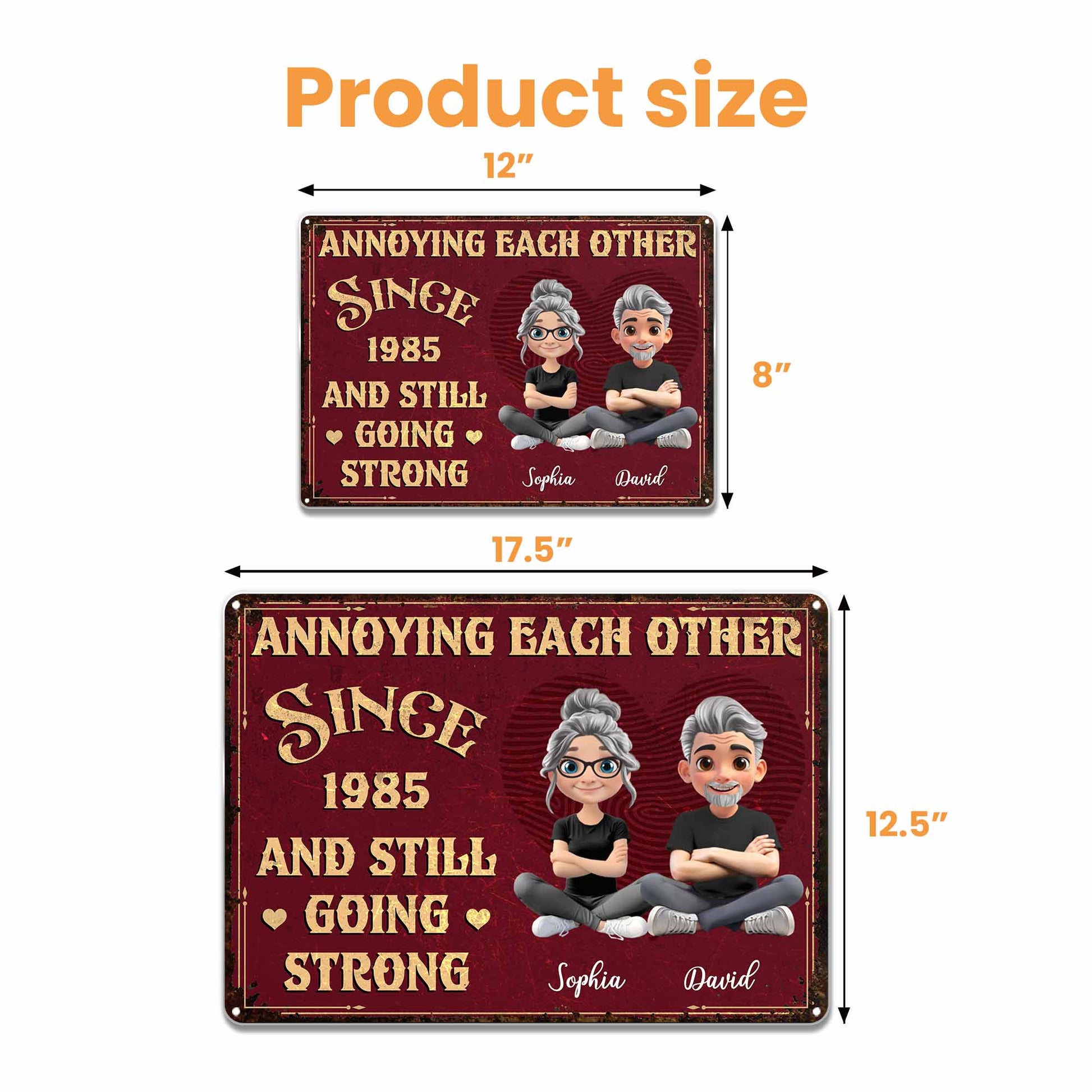 Annoying Each Other Since [Year], Heart and Couple