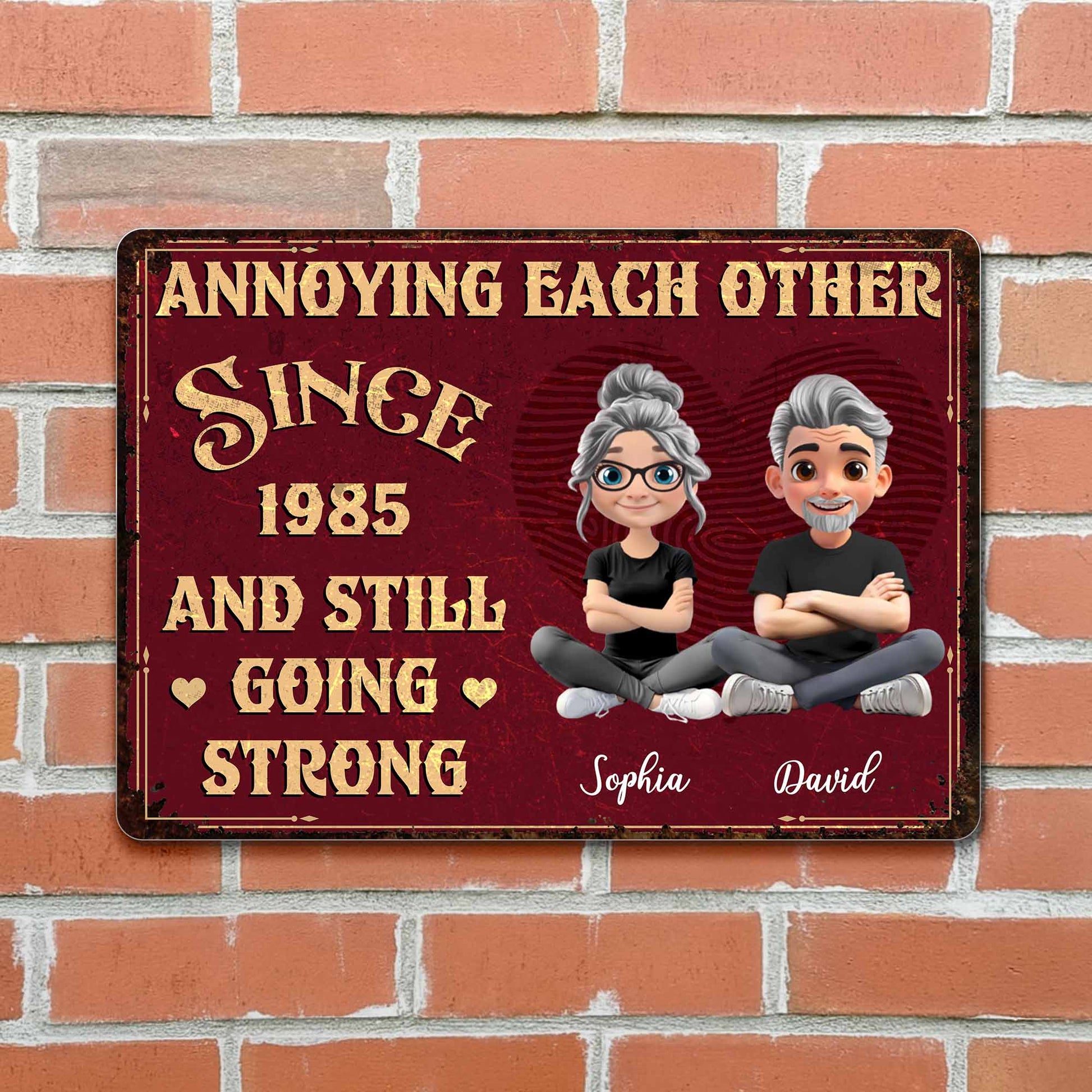 Annoying Each Other Since [Year], Heart and Couple