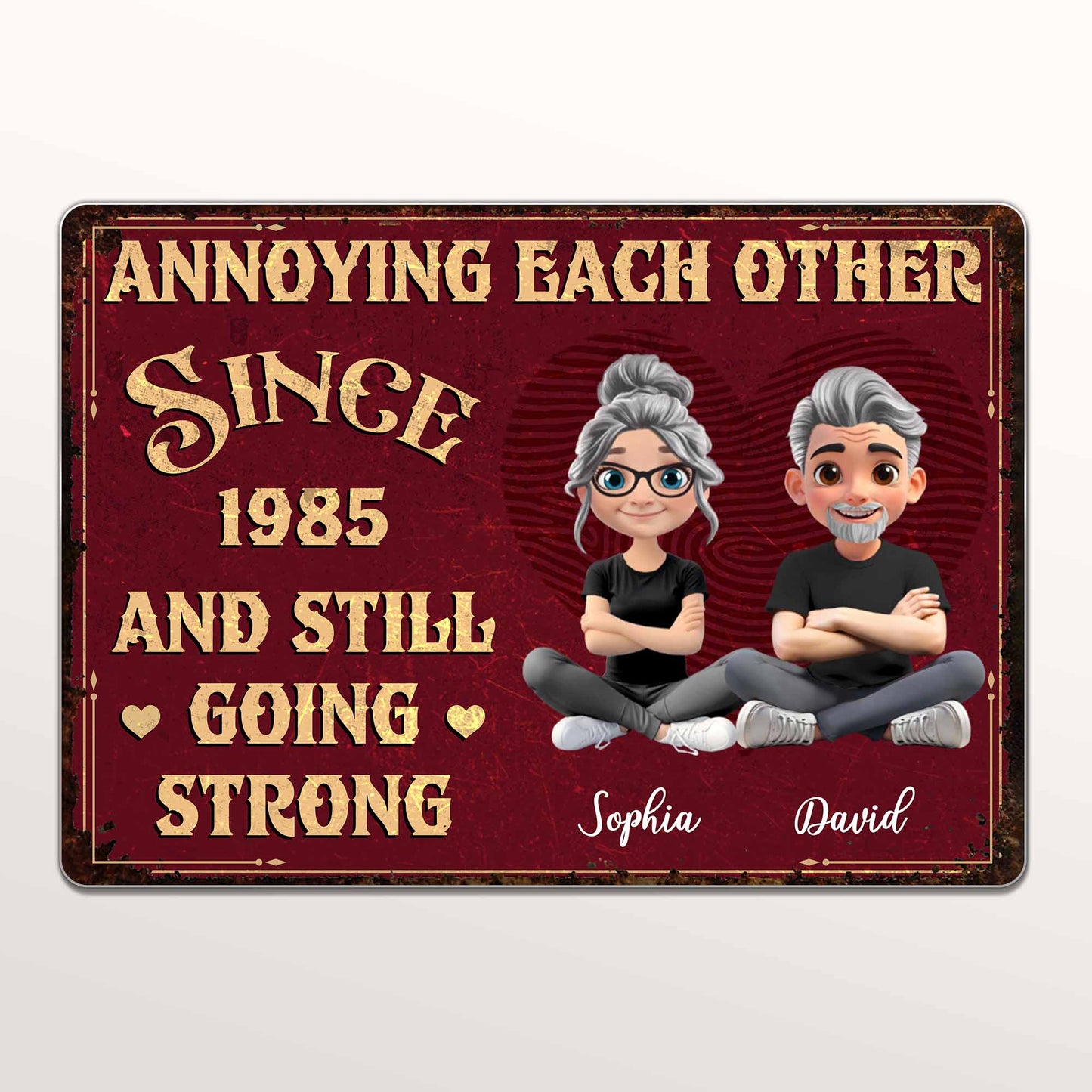 Annoying Each Other Since [Year], Heart and Couple