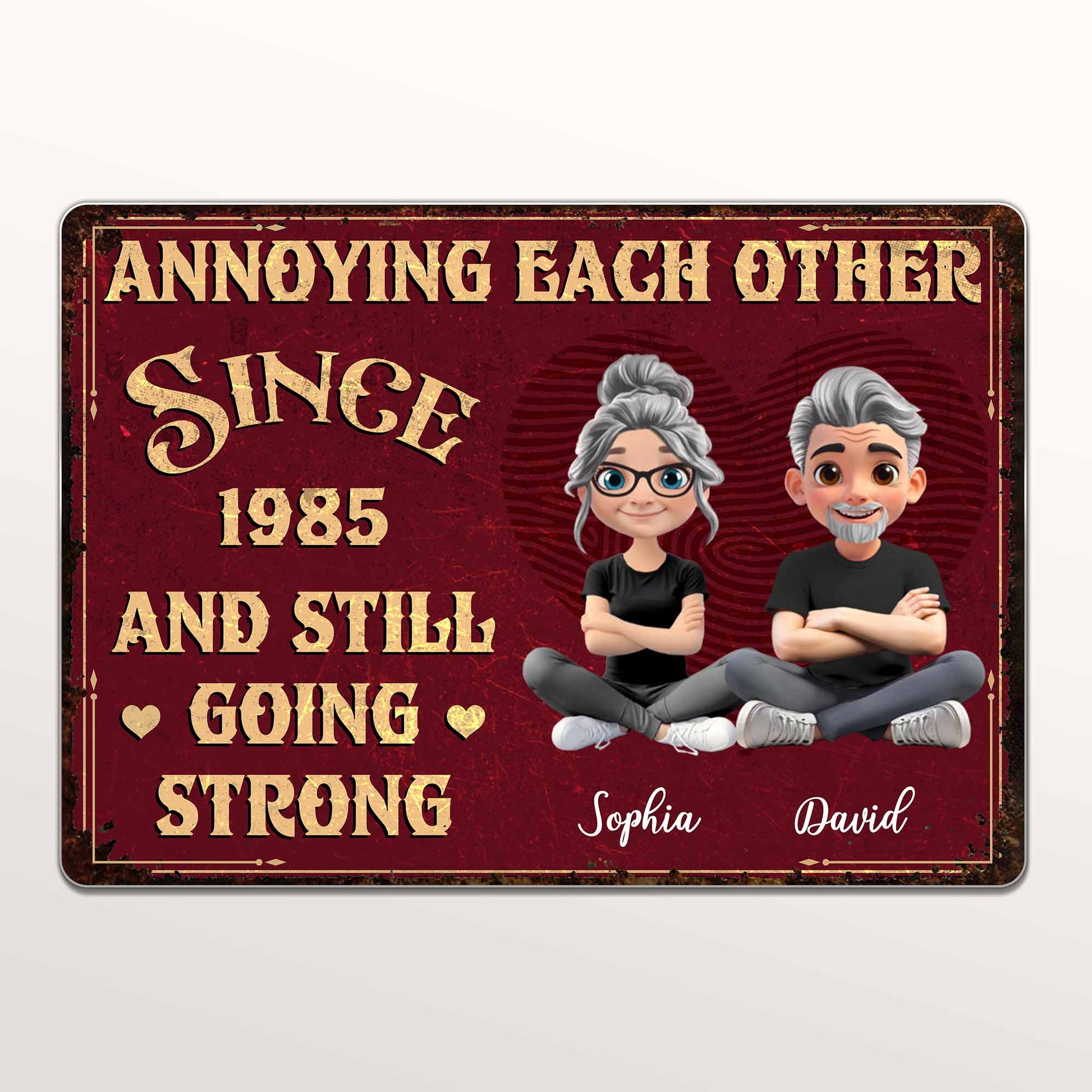 Annoying Each Other Since [Year], Heart and Couple