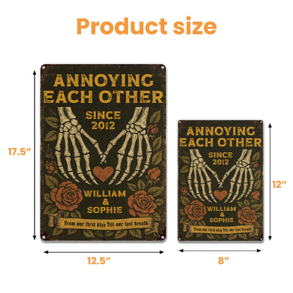 Annoying Each Other Since, Skeleton Hands and Roses