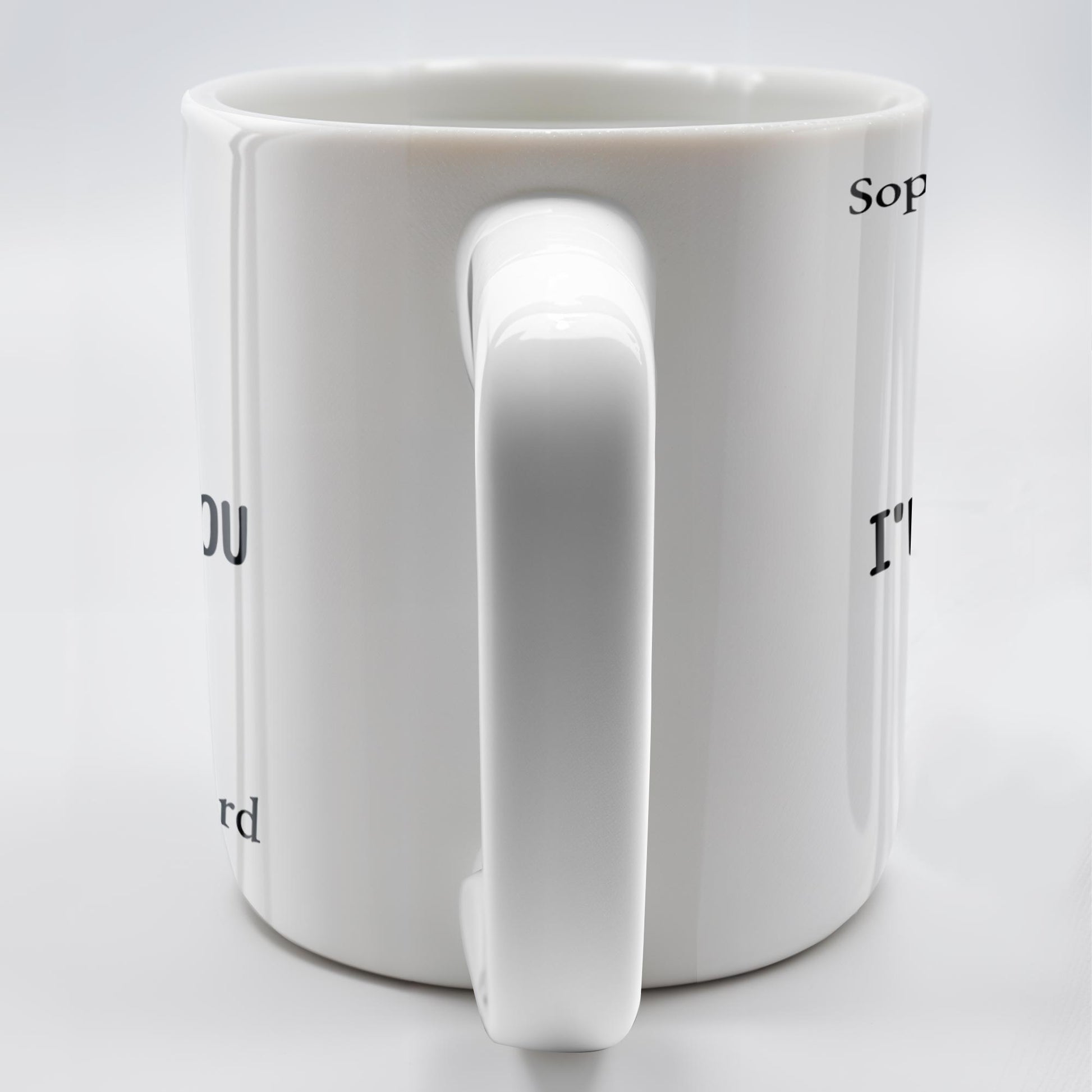 I Met You I Love You Forever Yours Coffee Mug With Heart