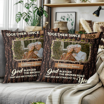 God Blessed The Broken Road, Tree and Wood Texture Design