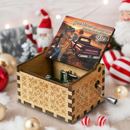 God Blessed The Broken Road That Led Me Straight To You, Vintage Truck Design