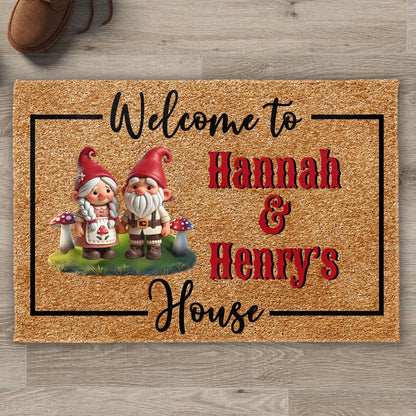 Welcome To Our House Garden Gnomes Design