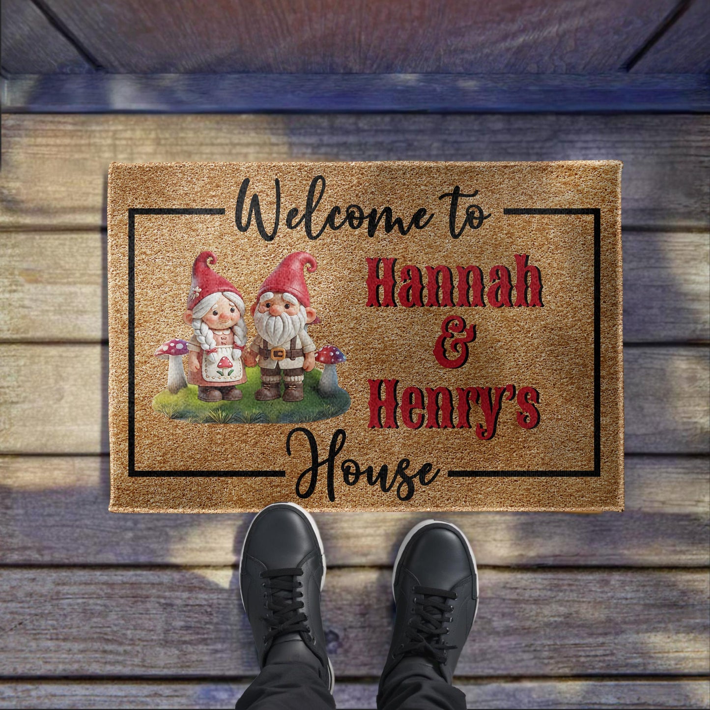 Welcome To Our House Garden Gnomes Design