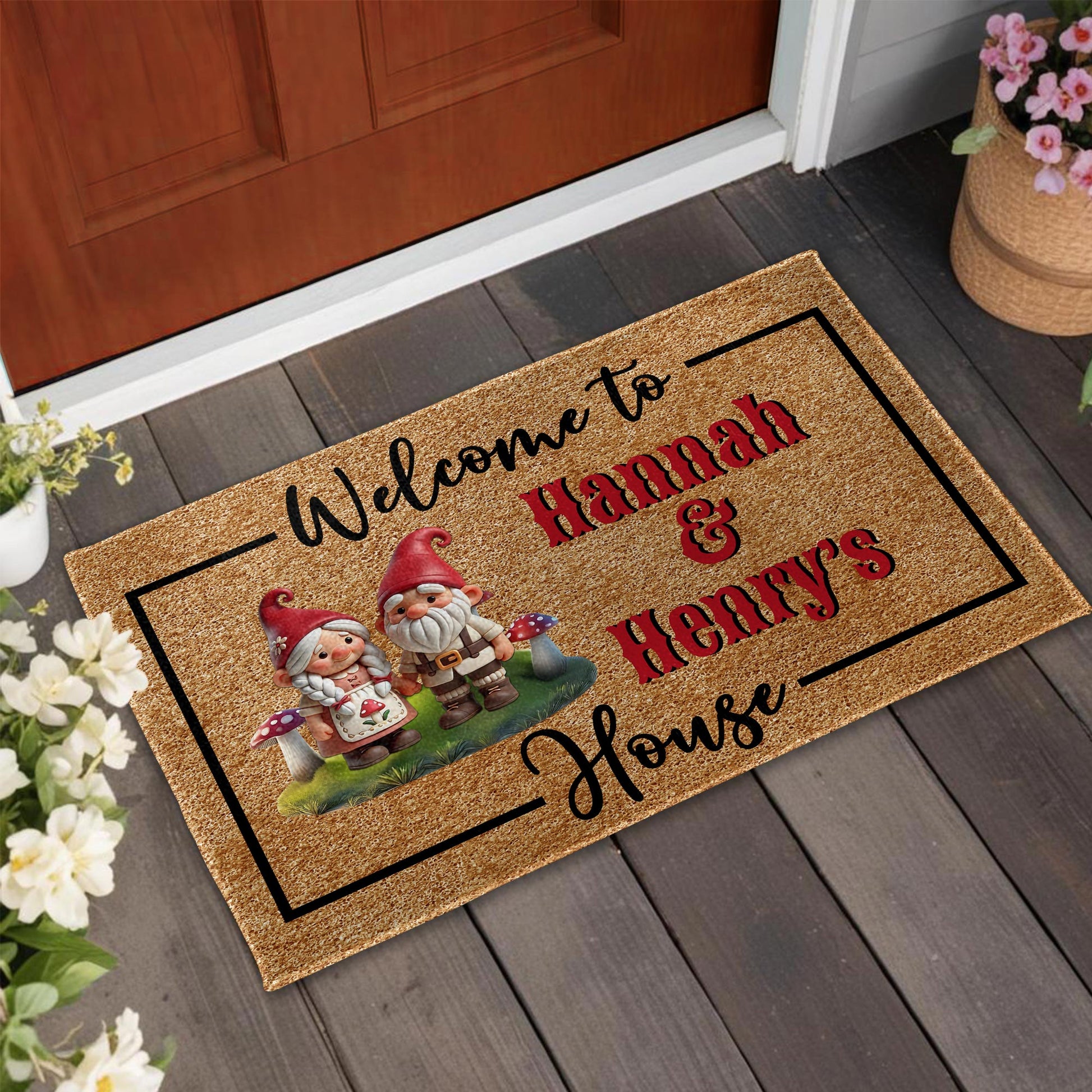Welcome To Our House Garden Gnomes Design