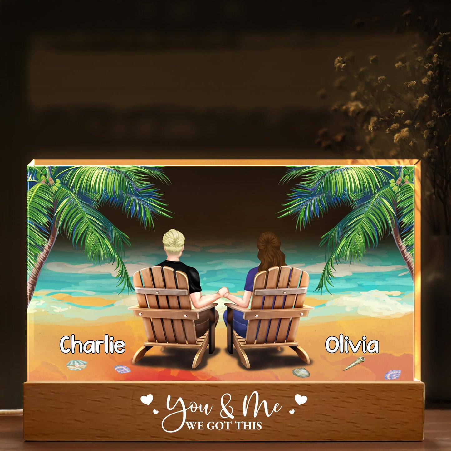 You & Me We Got This, Beach and Palm Trees