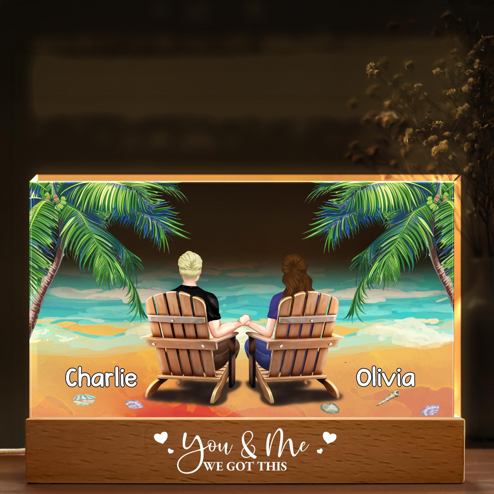 You & Me We Got This, Beach and Palm Trees