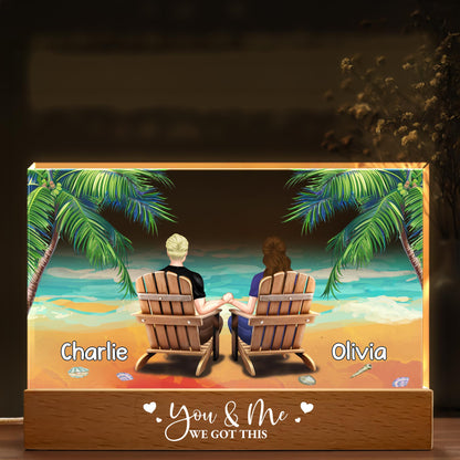 You & Me We Got This, Beach and Palm Trees