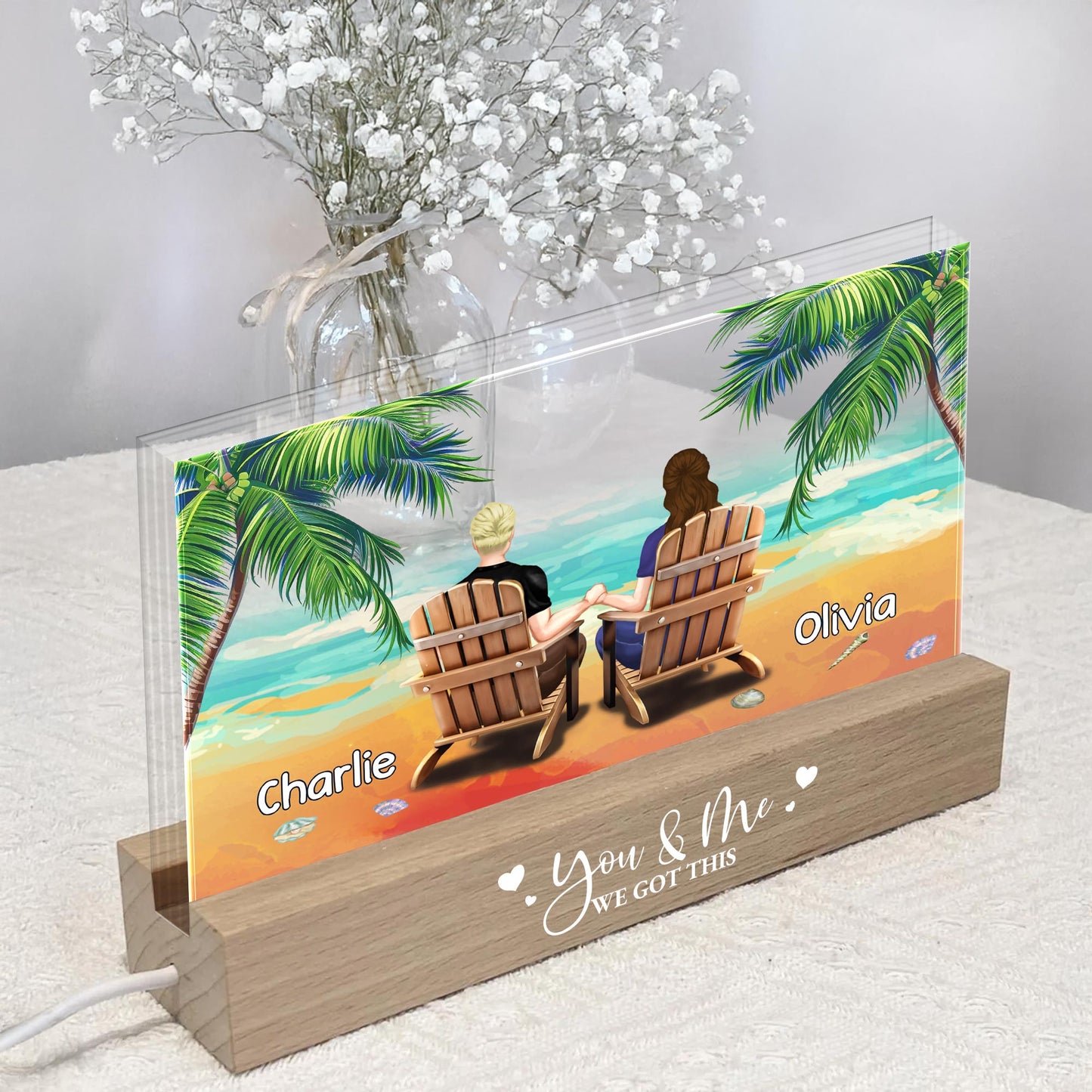 You & Me We Got This, Beach and Palm Trees