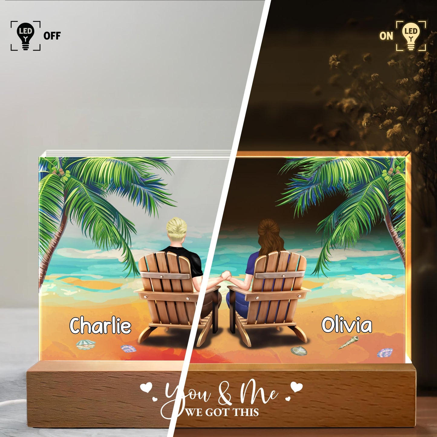 You & Me We Got This, Beach and Palm Trees