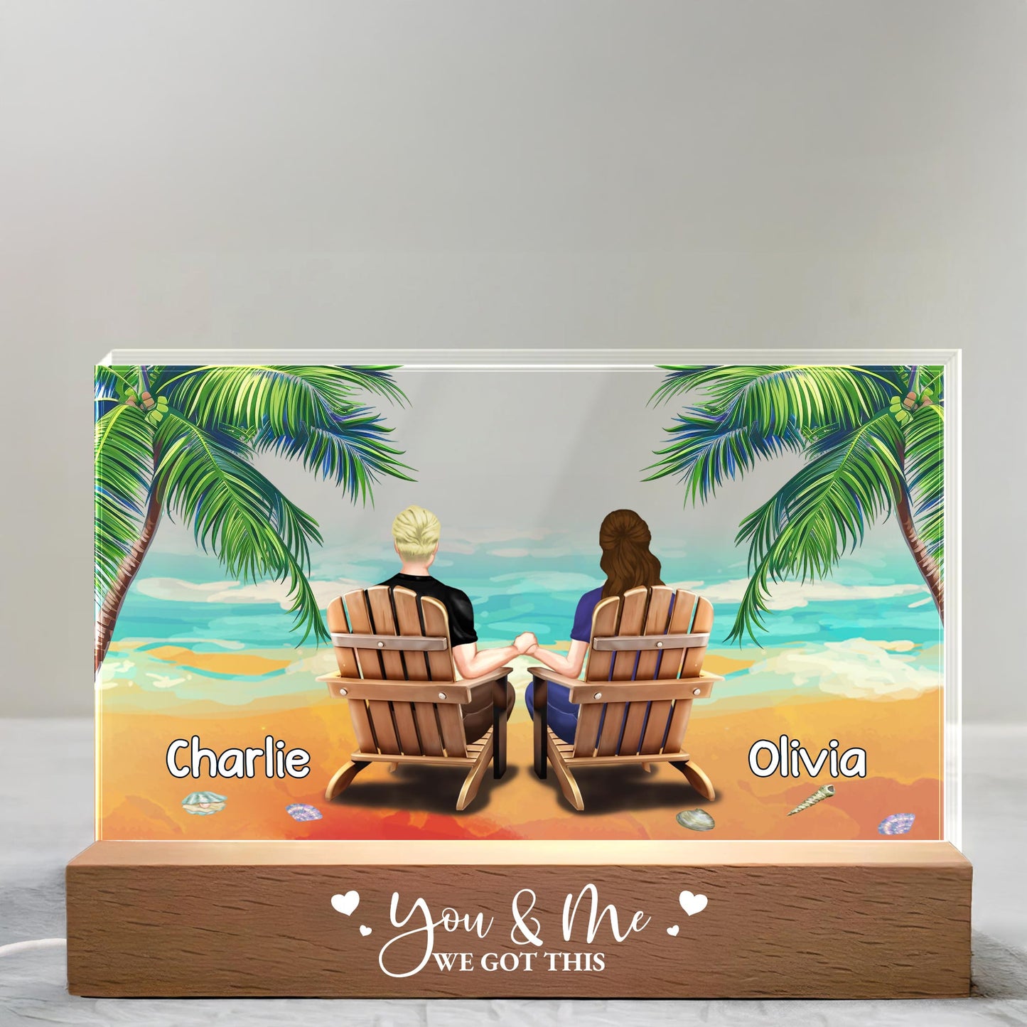 You & Me We Got This, Beach and Palm Trees