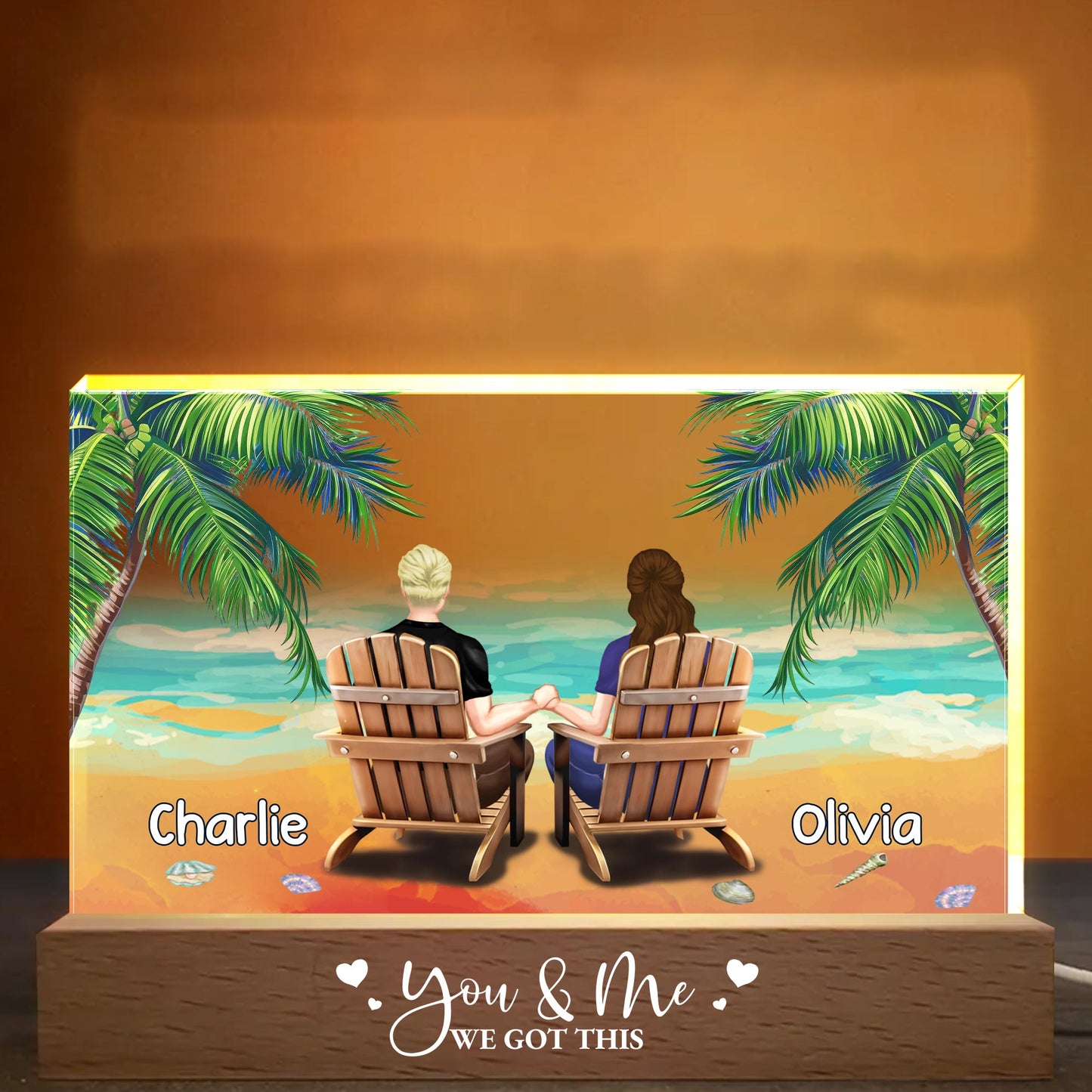 You & Me We Got This, Beach and Palm Trees