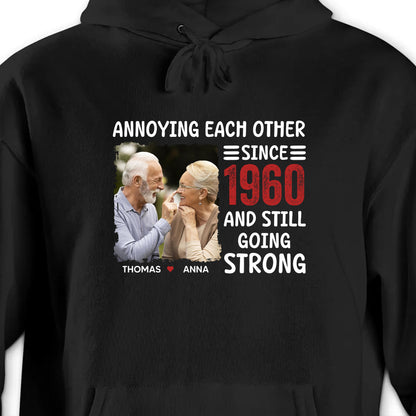 Annoying Each Other Since 1960 And Still Going Strong, Elderly Couple and Heart