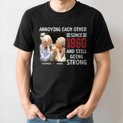 Annoying Each Other Since 1960 And Still Going Strong, Elderly Couple and Heart