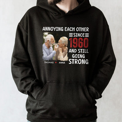 Annoying Each Other Since 1960 And Still Going Strong, Elderly Couple and Heart