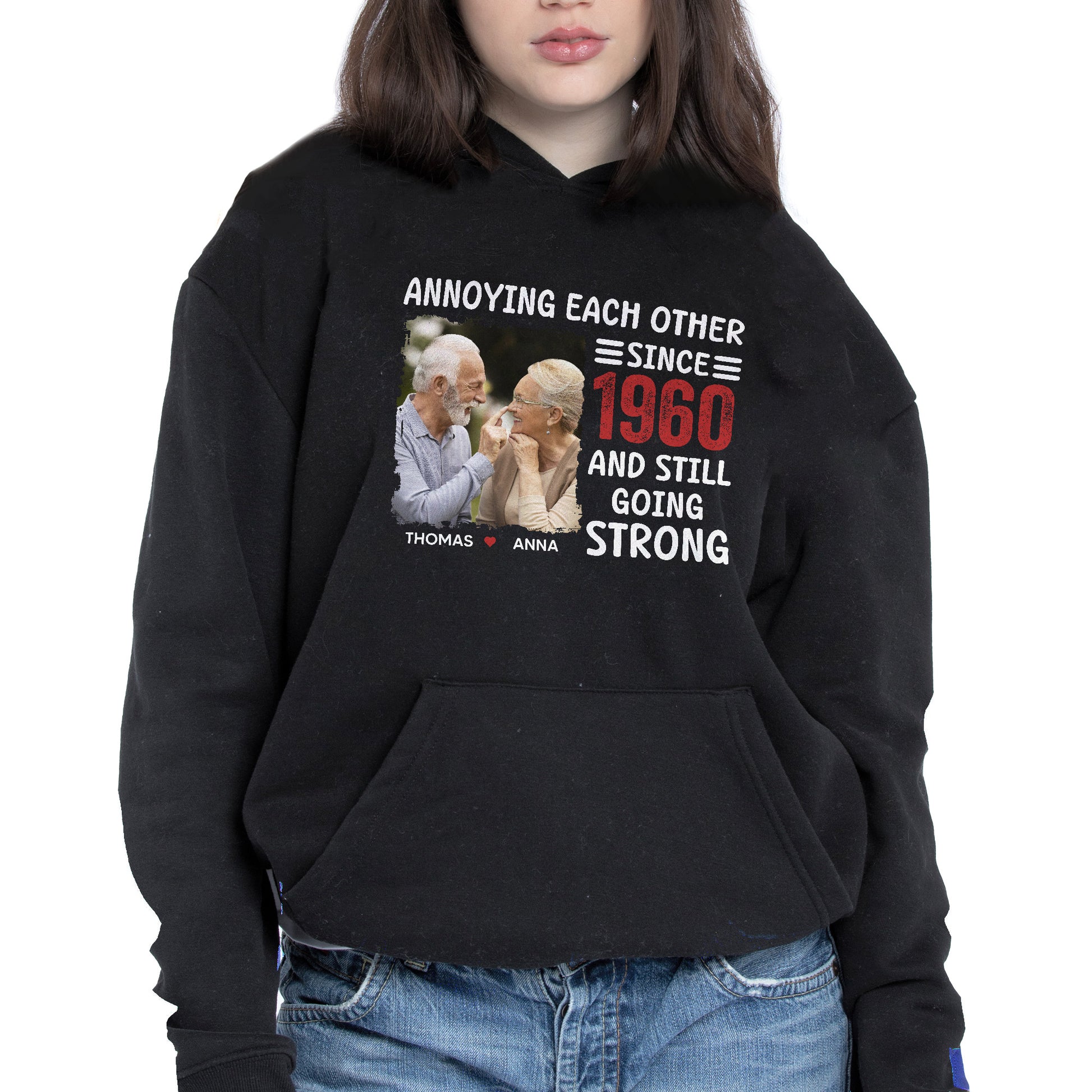 Annoying Each Other Since 1960 And Still Going Strong, Elderly Couple and Heart