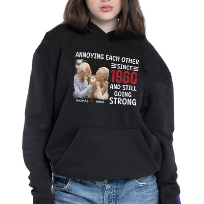 Annoying Each Other Since 1960 And Still Going Strong, Elderly Couple and Heart