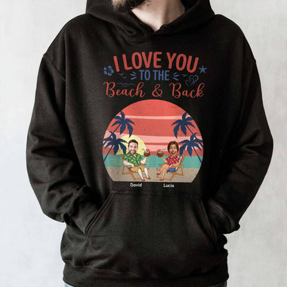 I Love You To The Beach & Back, Beach And Palm Trees