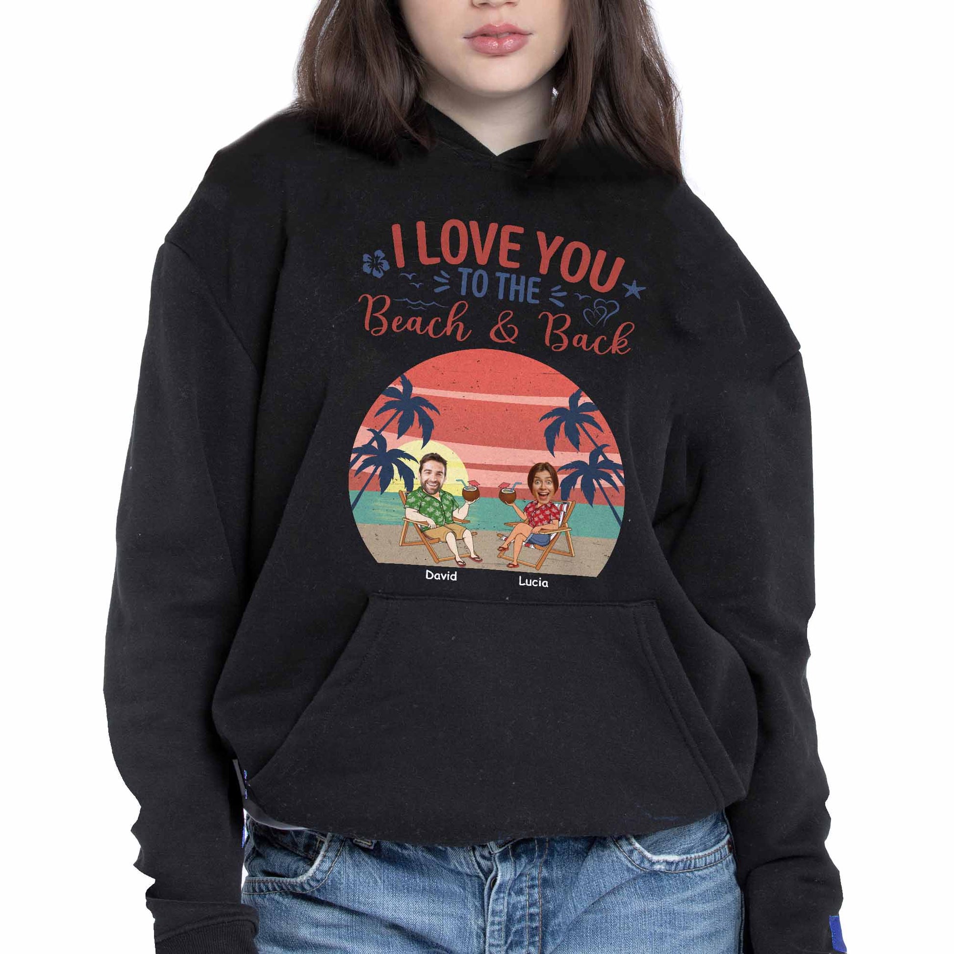 I Love You To The Beach & Back, Beach And Palm Trees