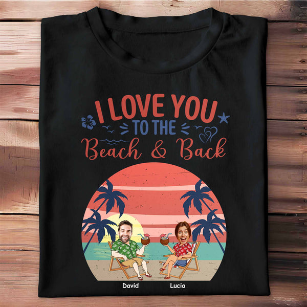 I Love You To The Beach & Back, Beach And Palm Trees