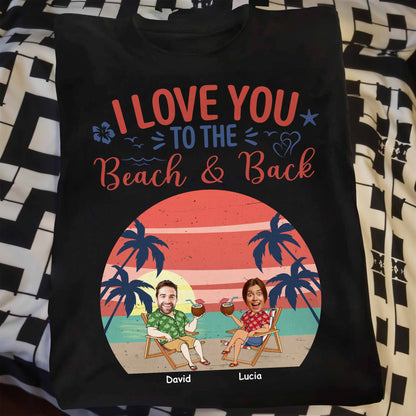 I Love You To The Beach & Back, Beach And Palm Trees