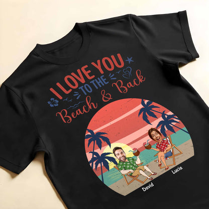 I Love You To The Beach & Back, Beach And Palm Trees