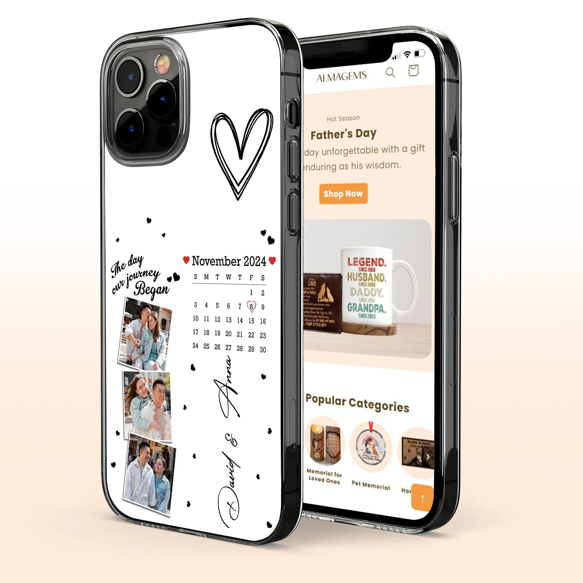 The Day Our Journey Began, Calendar and Hearts