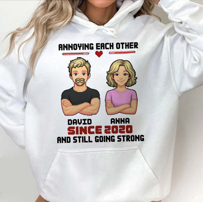 Annoying Each Other Since, Cartoon Couple