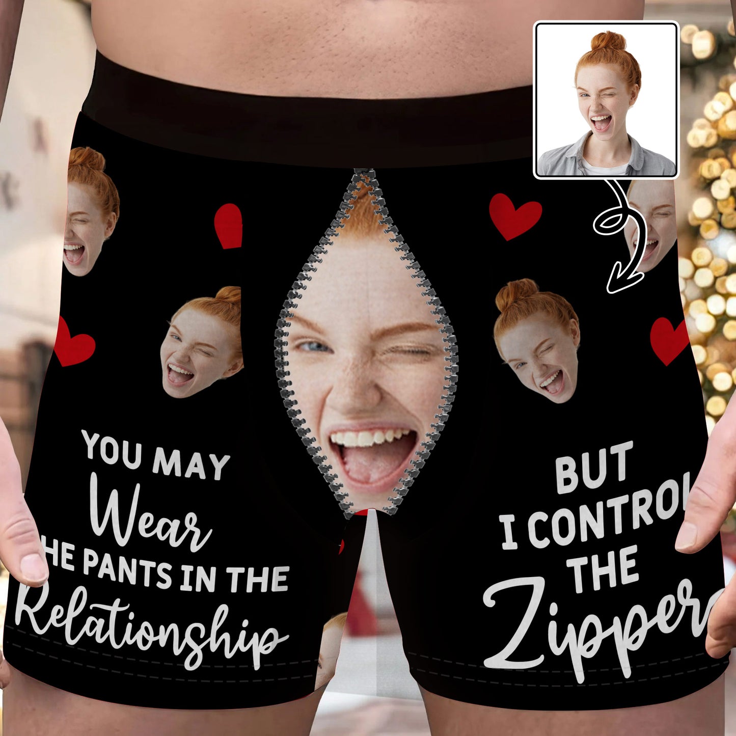 You May Wear The Pants, I Control The Zipper, Face And Hearts